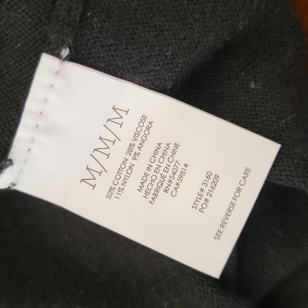 Cabi Ballet Sweater #3160 Black Sz M - Picture 4 of 5